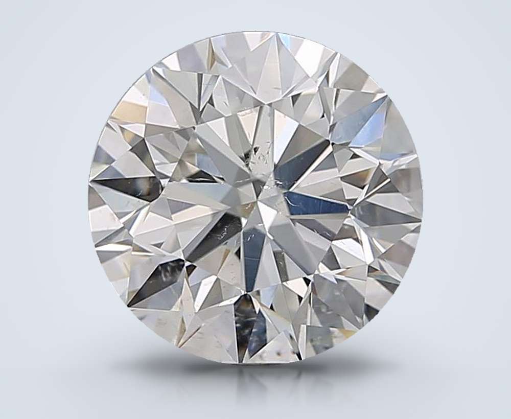 2.81ct H SI2 Excellent Cut Round Diamond