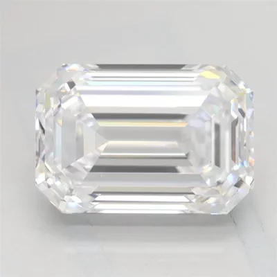 6.05ct H VS1 Rare Carat Ideal Cut Emerald Lab Grown Diamond