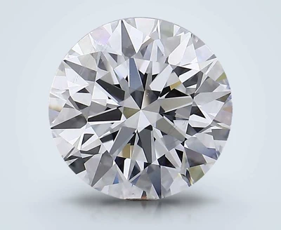 3.33ct E SI1 Rare Carat Ideal Cut Round Lab Grown Diamond