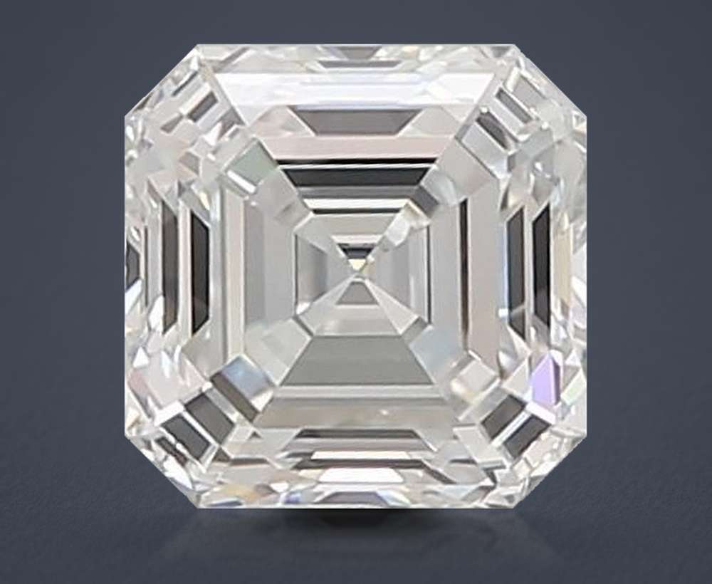1.04ct E VVS2 Rare Carat Ideal Cut Asscher Lab Grown Diamond