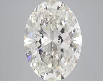 6.25ct H VS2 Rare Carat Ideal Cut Oval Lab Grown Diamond
