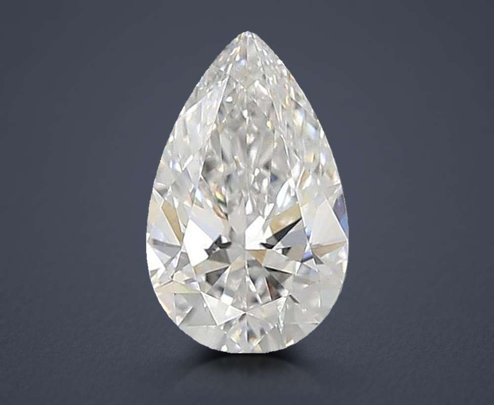 1.88ct E VVS2 Rare Carat Ideal Cut Pear Lab Grown Diamond