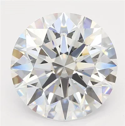 5.12ct D FL Rare Carat Ideal Cut Round Lab Grown Diamond