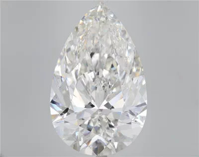 26.52ct F VS2 Rare Carat Ideal Cut Pear Lab Grown Diamond