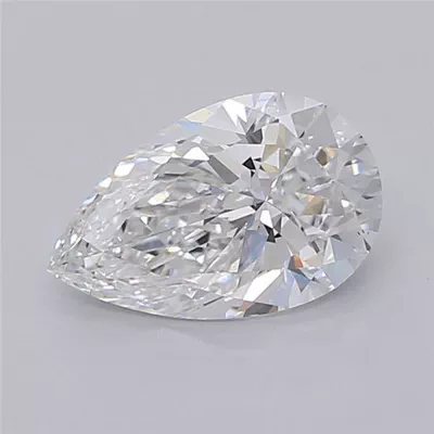 1.52ct D VS1 Rare Carat Ideal Cut Pear Lab Grown Diamond