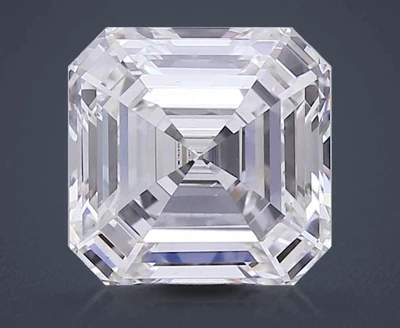 6.26ct G VS2 Rare Carat Ideal Cut Asscher Lab Grown Diamond