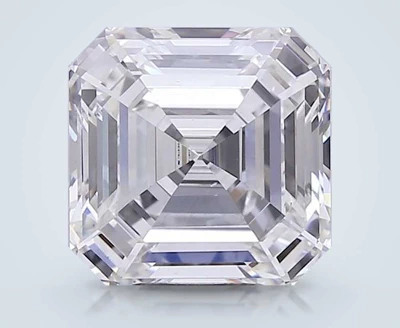 6.26ct G VS2 Rare Carat Ideal Cut Asscher Lab Grown Diamond