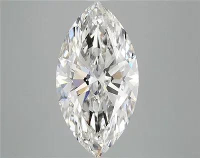 5.05ct F VS2 Rare Carat Ideal Cut Marquise Lab Grown Diamond