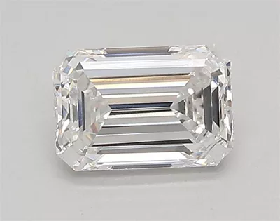 0.89ct D VVS1 Rare Carat Ideal Cut Emerald Lab Grown Diamond