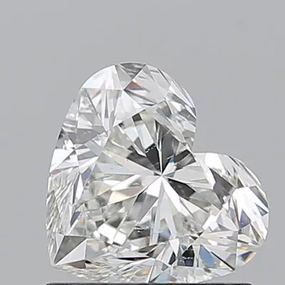 1.08ct H SI2 Rare Carat Ideal Cut Heart Diamond