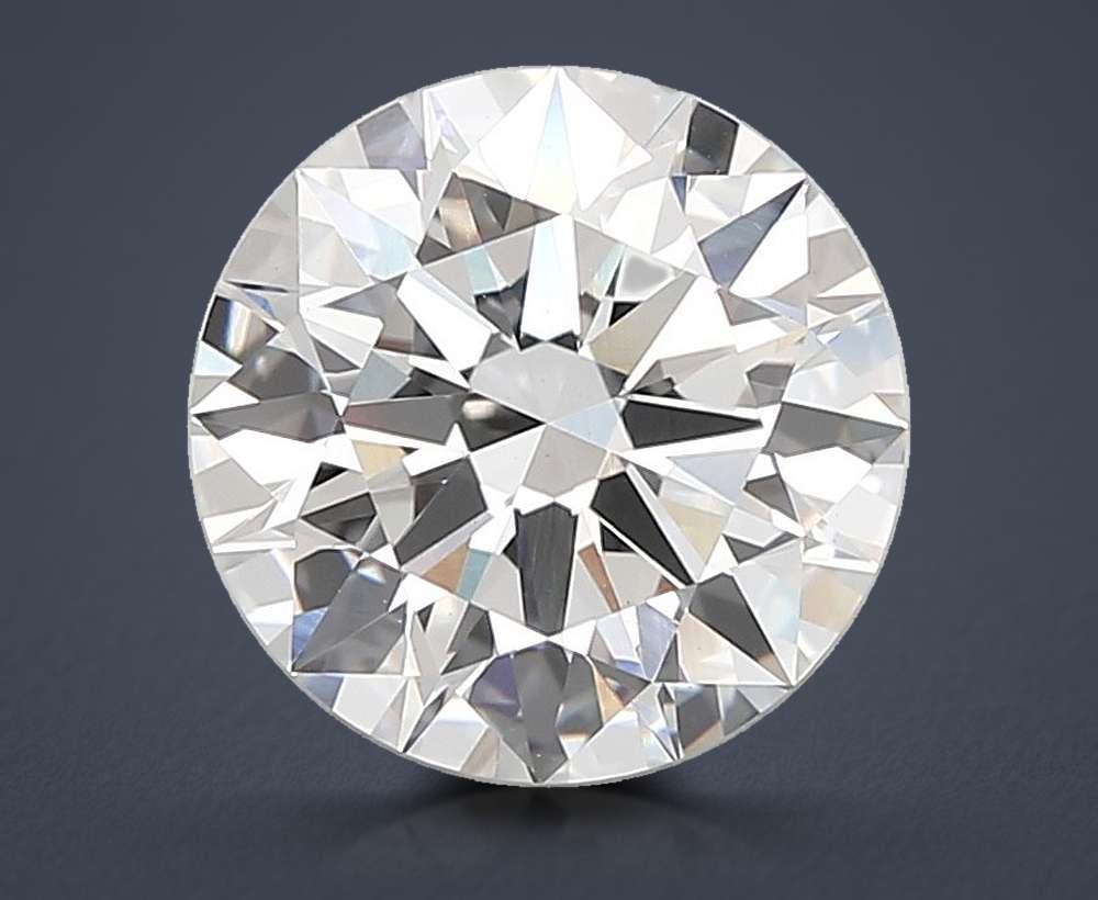5.01ct F VS1 Rare Carat Ideal Cut Round Lab Grown Diamond