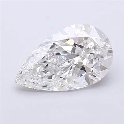 1.79ct E VS1 Rare Carat Ideal Cut Pear Lab Grown Diamond