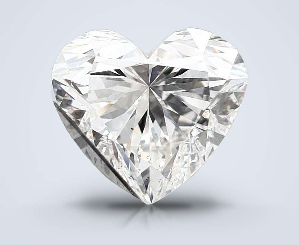 1.64ct E VS2 Rare Carat Ideal Cut Heart Lab Grown Diamond