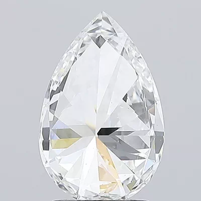 2.46ct E VS2 Rare Carat Ideal Cut Pear Lab Grown Diamond
