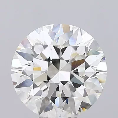 8.03ct K SI2 Rare Carat Ideal Cut Round Diamond