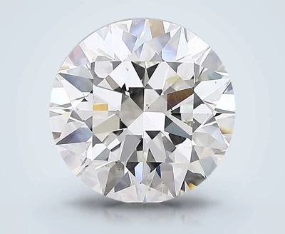 8.03ct K SI2 Rare Carat Ideal Cut Round Diamond