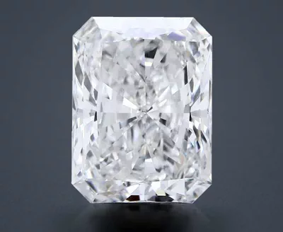3.63ct F VS1 Rare Carat Ideal Cut Radiant Lab Grown Diamond