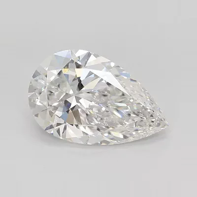 3.01ct F VS1 Rare Carat Ideal Cut Pear Lab Grown Diamond