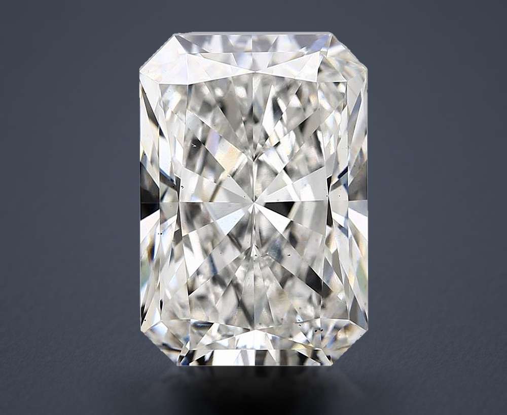 11.18ct F VS2 Rare Carat Ideal Cut Radiant Lab Grown Diamond