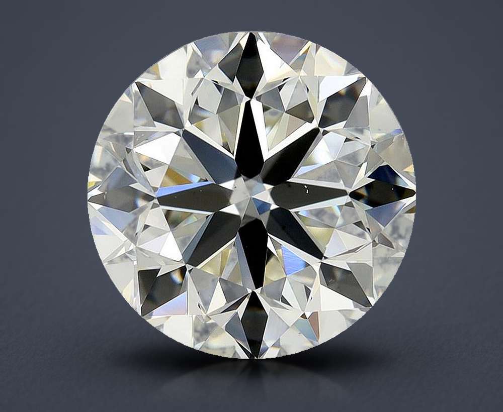 3.01ct K VS2 Very Good Cut Round Diamond
