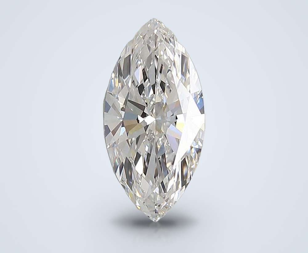 2.06ct E VVS2 Rare Carat Ideal Cut Marquise Lab Grown Diamond