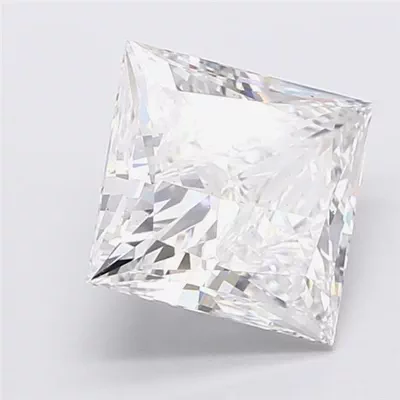 3.02ct E VS2 Rare Carat Ideal Cut Princess Lab Grown Diamond