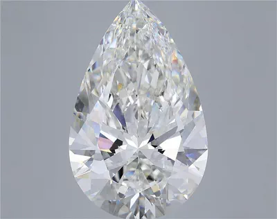 11.08ct F VS1 Rare Carat Ideal Cut Pear Lab Grown Diamond
