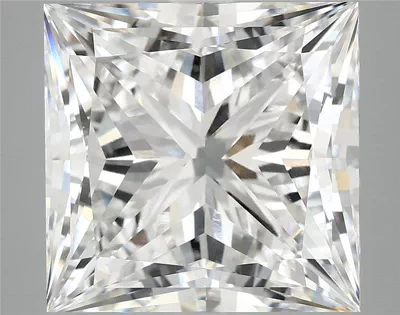 8.02ct E VVS2 Rare Carat Ideal Cut Princess Lab Grown Diamond
