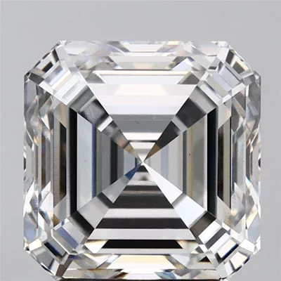 4.05ct H VS1 Rare Carat Ideal Cut Asscher Lab Grown Diamond