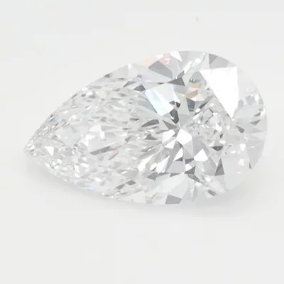 1.26ct D VVS1 Rare Carat Ideal Cut Pear Lab Grown Diamond