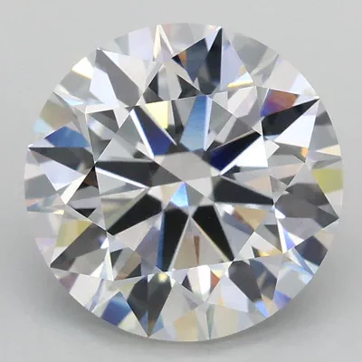 3.08ct E VVS2 Rare Carat Ideal Cut Round Lab Grown Diamond