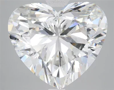 6.85ct F VVS2 Rare Carat Ideal Cut Heart Lab Grown Diamond