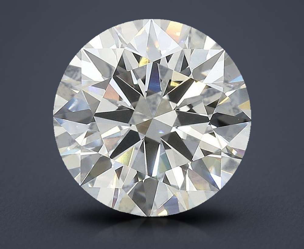 4.92ct E VVS2 Rare Carat Ideal Cut Round Lab Grown Diamond