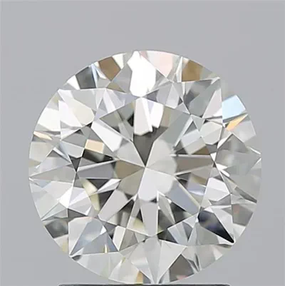 2.03ct K VVS2 Rare Carat Ideal Cut Round Diamond
