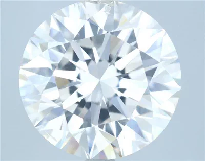 5.86ct I SI2 Rare Carat Ideal Cut Round Diamond