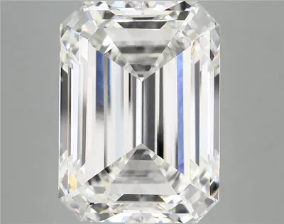 12.22ct F VVS2 Rare Carat Ideal Cut Emerald Lab Grown Diamond