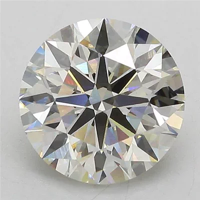 3.14ct J VS1 Rare Carat Ideal Cut Round Lab Grown Diamond