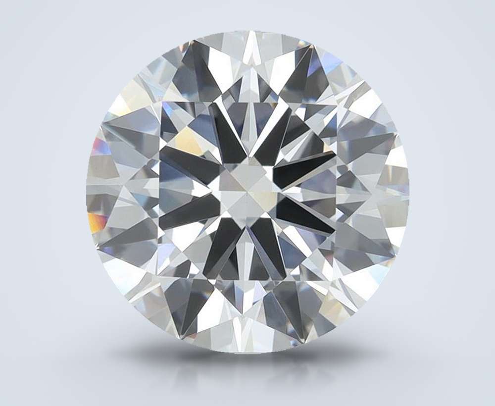 7.09ct E VVS1 Rare Carat Ideal Cut Round Lab Grown Diamond