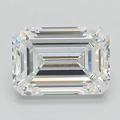 2.09ct D VS1 Excellent Cut Emerald Lab Grown Diamond