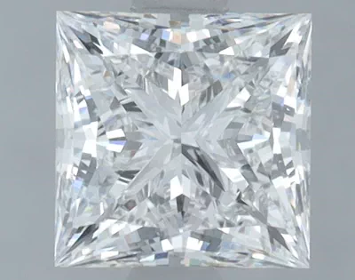 1.38ct D VVS2 Rare Carat Ideal Cut Princess Lab Grown Diamond