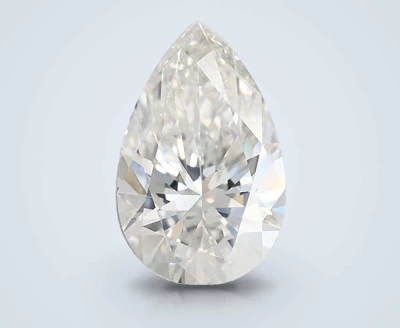 5.06ct F VS1 Rare Carat Ideal Cut Pear Lab Grown Diamond
