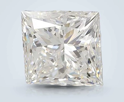 3.70ct E VS2 Rare Carat Ideal Cut Princess Lab Grown Diamond