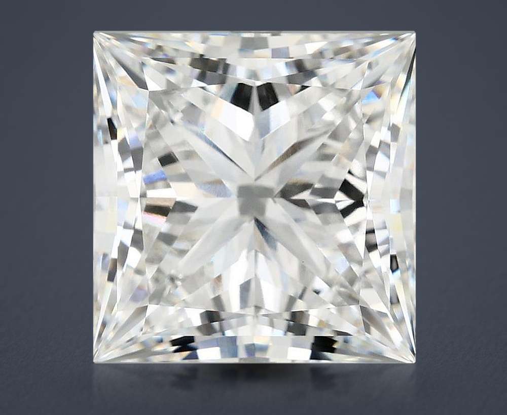 10.35ct F VVS2 Rare Carat Ideal Cut Princess Lab Grown Diamond