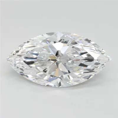2.15ct D FL Rare Carat Ideal Cut Marquise Lab Grown Diamond