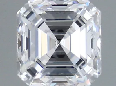1.00ct D VS1 Very Good Cut Asscher Lab Grown Diamond