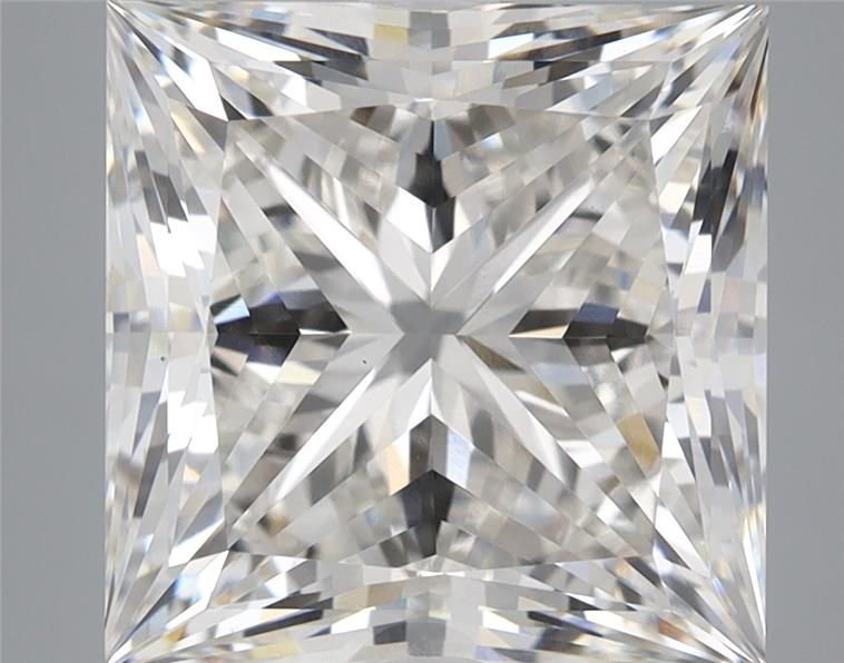 7.41ct G VS1 Rare Carat Ideal Cut Princess Lab Grown Diamond