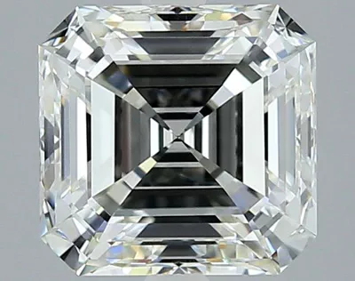 3.01ct J VS1 Rare Carat Ideal Cut Asscher Diamond