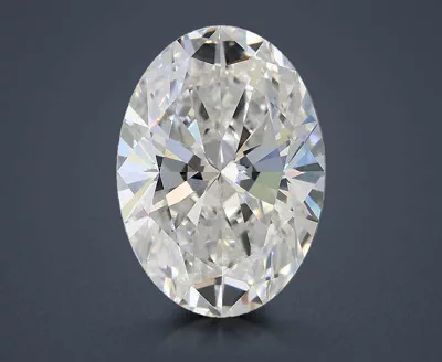 3.08ct D VS1 Rare Carat Ideal Cut Oval Lab Grown Diamond
