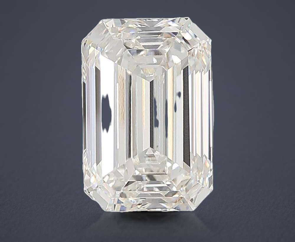 15.08ct H VVS2 Rare Carat Ideal Cut Emerald Lab Grown Diamond