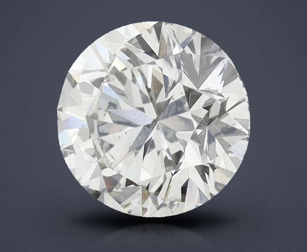 2.01ct H SI1 Rare Carat Ideal Cut Round Lab Grown Diamond